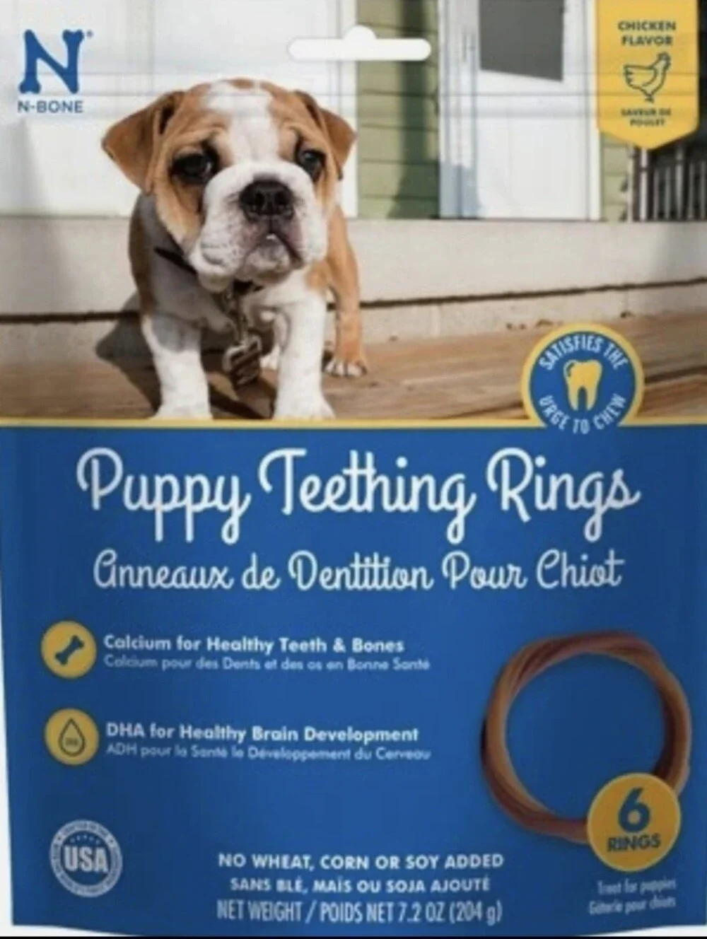 N-Bone Puppy TeeN-Bone Puppy Teething Ring Chicken Flavor -30